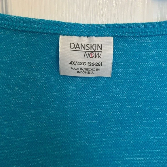 Danskin Now Blue Top - Picture 2 of 5